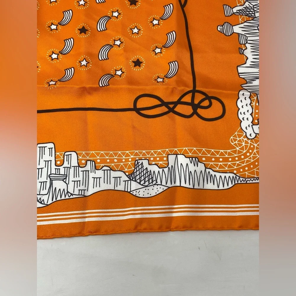 Hermes Les Canyons Etoiles Bandana 55 By Pierre Marie - Picture 13 of 16